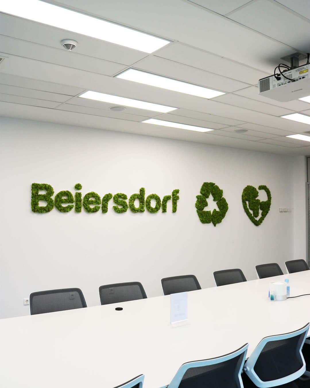 Zeleni zid od mahovine - Beiersdorf